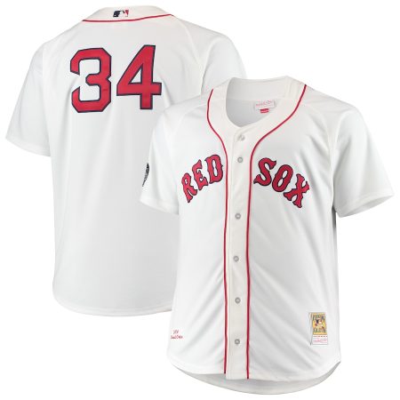 David Ortiz Boston Red Sox Mitchell & Ness Big & Tall Home Player Jersey – White –