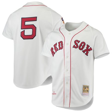 Nomar Garciaparra Boston Red Sox Mitchell & Ness 1997 Cooperstown Collection Jersey – White –
