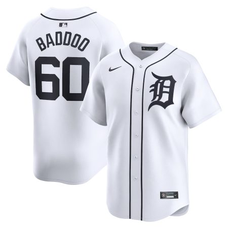 Akil Baddoo Detroit Tigers Nike Home Limited Player Jersey – White –