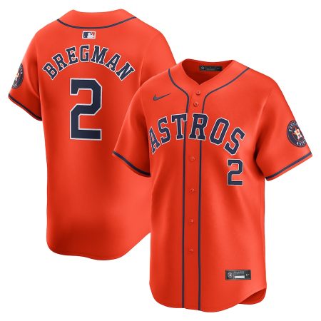 Alex Bregman Houston Astros Nike Alternate Limited Player Jersey – Orange –