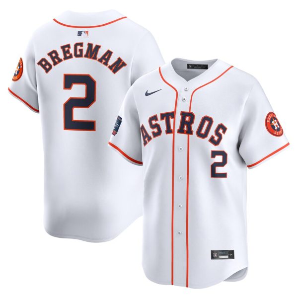 Alex Bregman Houston Astros Nike 2024 MLB World Tour Mexico City Series Home Limited Player Jersey – White –