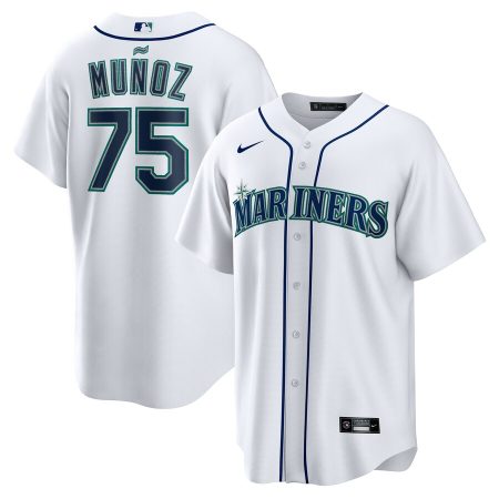 Andrés Muñoz Seattle Mariners Nike Home  Replica Player Jersey – White –