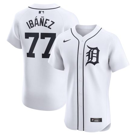 Andy Ibanez Detroit Tigers Nike Home Elite Player Jersey – White –