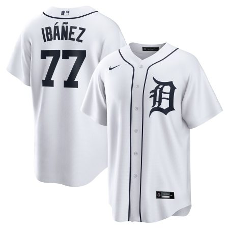 Andy Ibáñez Detroit Tigers Nike Home  Replica Player Jersey – White –