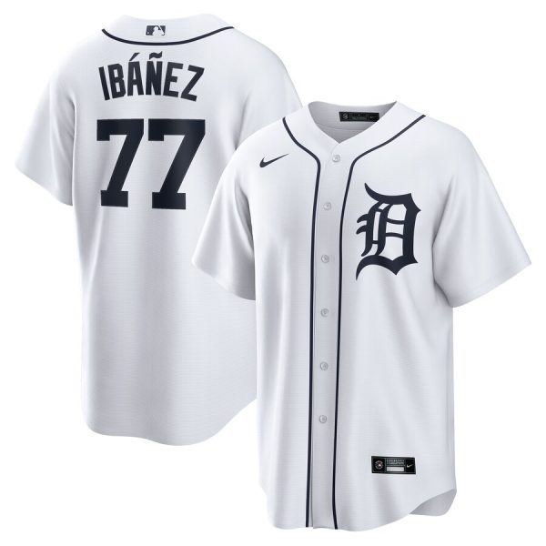 Andy Ibáñez Detroit Tigers Nike Home  Replica Player Jersey – White –