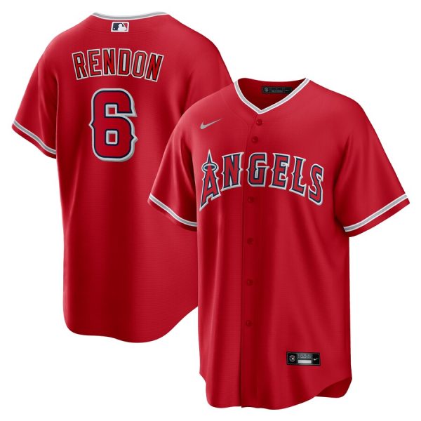Anthony Rendon Los Angeles Angels Nike Alternate Replica Player Name Jersey – Red –
