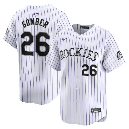 Austin Gomber Colorado Rockies Nike Home Limited Player Jersey – White –