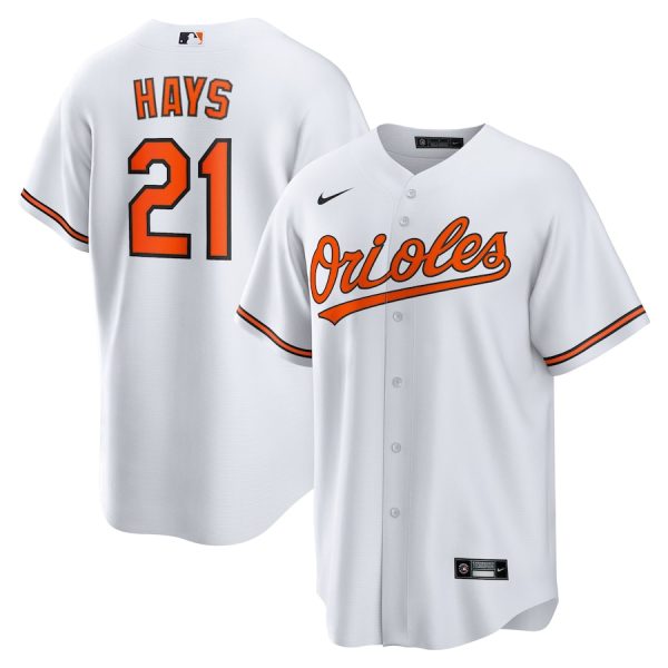 Austin Hays Baltimore Orioles Nike Replica Player Jersey – White –