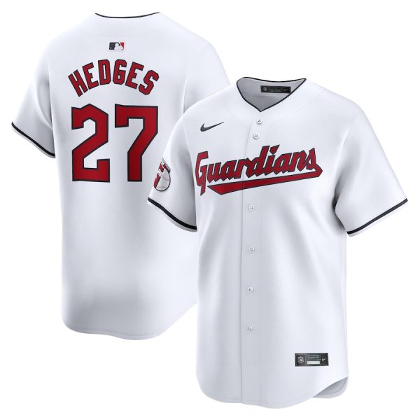 Austin Hedges Cleveland Guardians Nike Home Limited Player Jersey – White –