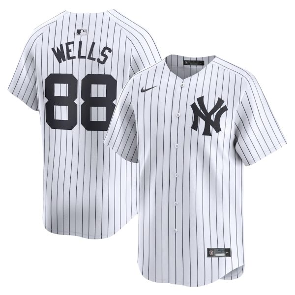 Austin Wells New York Yankees Nike Home Limited Player Jersey – White –
