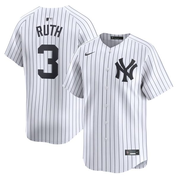 Babe Ruth New York Yankees Nike Home Limited Player Jersey – White –