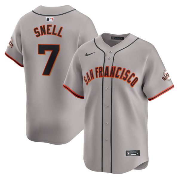Blake Snell San Francisco Giants Nike Away Limited Jersey – Gray –