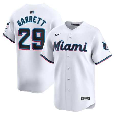 Braxton Garrett Miami Marlins Nike Home Limited Player Jersey – White –