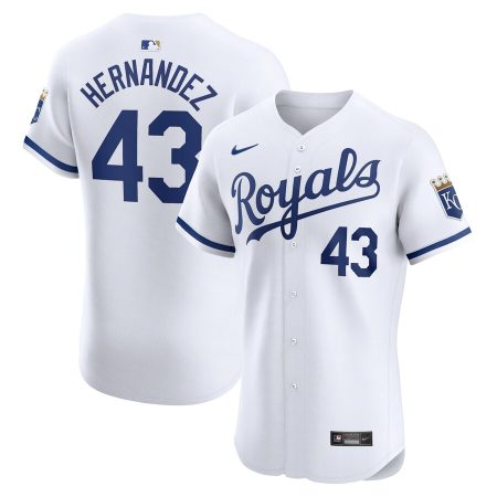 Carlos Hernández Kansas City Royals Nike Home Elite Player Jersey – White –