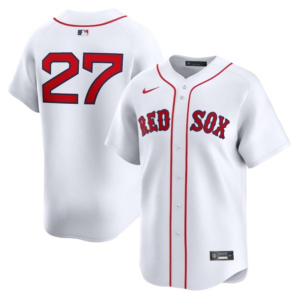 Carlton Fisk Boston Red Sox Nike Home Limited Player Jersey – White –
