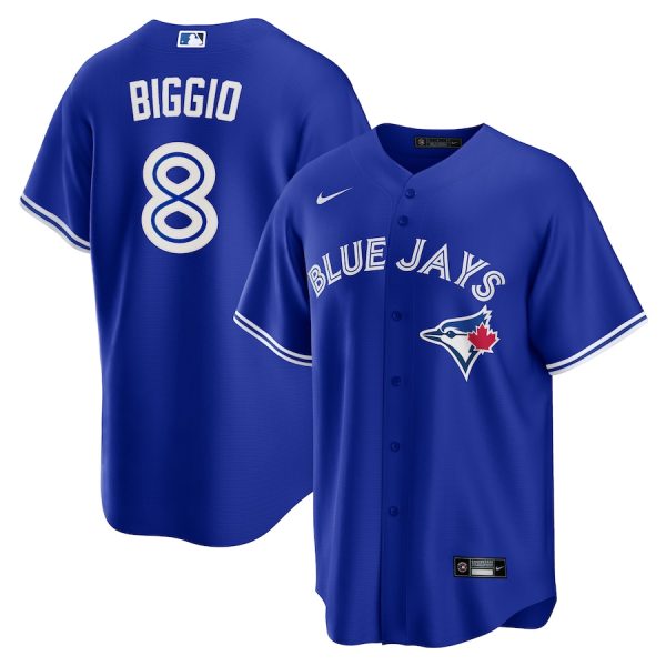 Cavan Biggio Toronto Blue Jays Nike Replica Player Name Jersey – Royal –