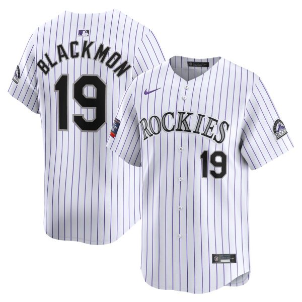Charlie Blackmon Colorado Rockies Nike 2024 MLB World Tour Mexico City Series Home Limited Player Jersey – White –