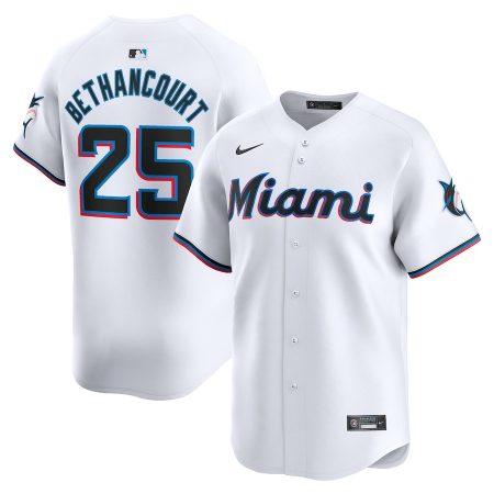 Christian Bethancourt Miami Marlins Nike Home Limited Player Jersey – White –