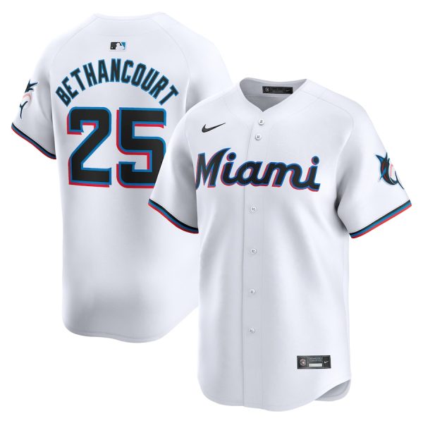Christian Bethancourt Miami Marlins Nike Home Limited Player Jersey – White –