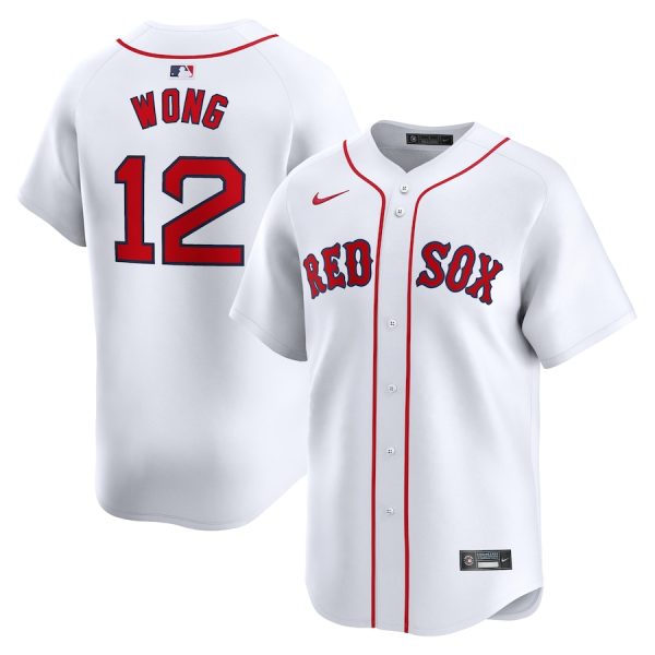Connor Wong Boston Red Sox Nike Home Limited Player Jersey – White –
