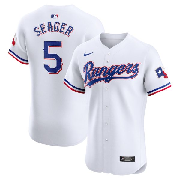 Corey Seager Texas Rangers Nike Home Elite Player Jersey – White –