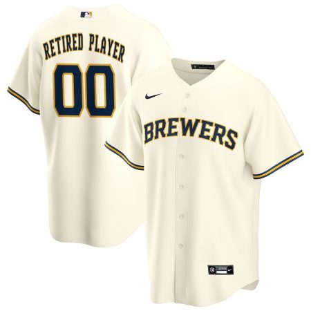Milwaukee Brewers Nike Home Pick-A-Player Retired Roster Replica Jersey – Cream –