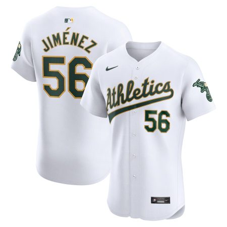 Dany Jimenez Oakland Athletics Nike Home Elite Player Jersey – White –