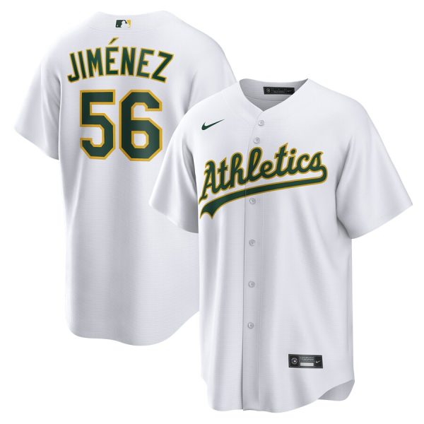Dany Jiménez Oakland Athletics Nike Home  Replica Player Jersey – White –