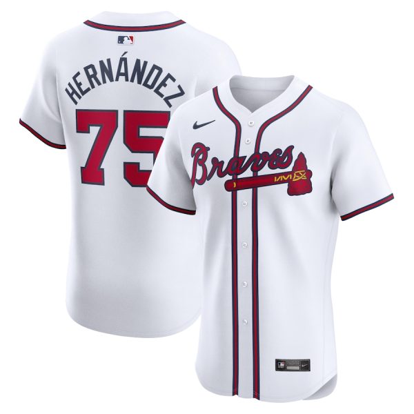 Daysbel Hernandez Atlanta Braves Nike Home Elite Player Jersey – White –