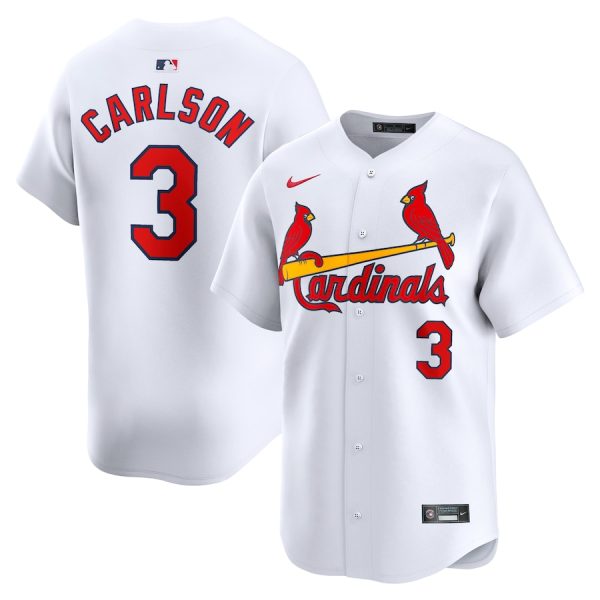 Dylan Carlson St. Louis Cardinals Nike Home Limited Player Jersey – White –
