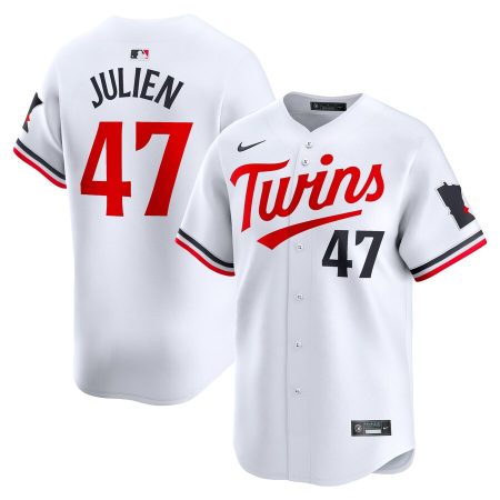 Edouard Julien Minnesota Twins Nike Home Limited Player Jersey – White –