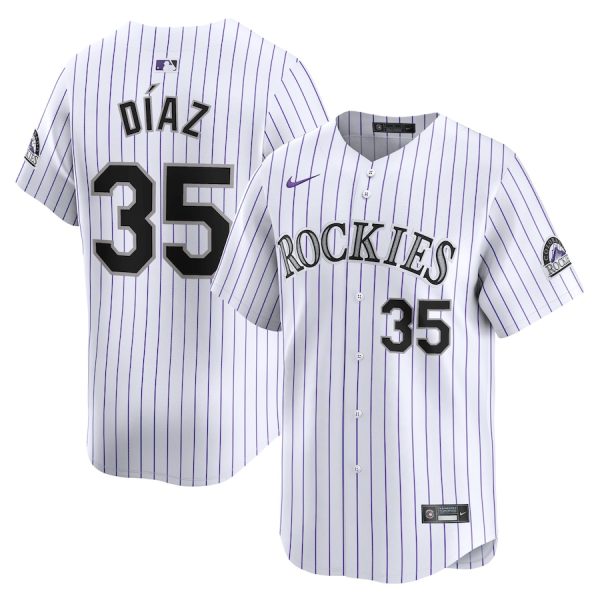 Elias Diaz Colorado Rockies Nike Home Limited Player Jersey – White –