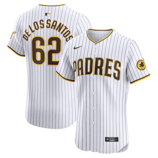 Enyel De Los Santos San Diego Padres Nike Home Elite Player Jersey – White –