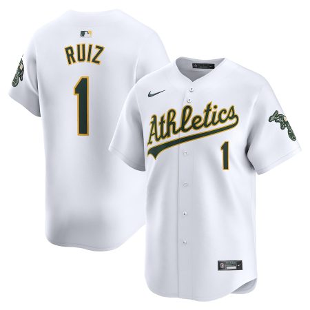 Esteury Ruiz Oakland Athletics Nike Home Limited Player Jersey – White –