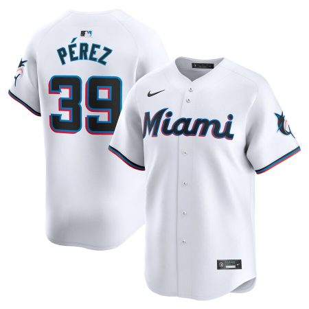Eury Pérez Miami Marlins Nike Home Limited Player Jersey – White –