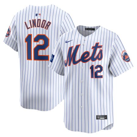 Francisco Lindor New York Mets Nike 2024 MLB World Tour London Series Home Limited Player Jersey – White –