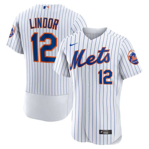 Francisco Lindor New York Mets Nike Home Player Jersey – White –