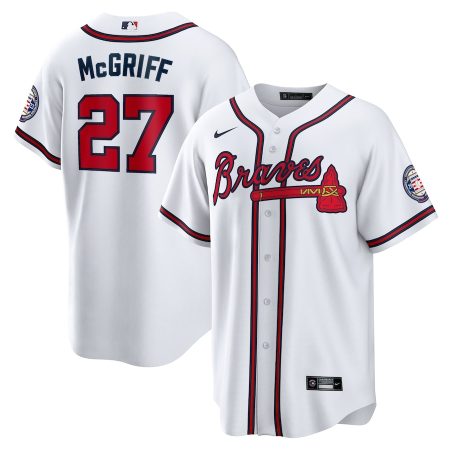 Fred McGriff Atlanta Braves Nike 2023 Hall of Fame Patch Inline Replica Jersey – White –