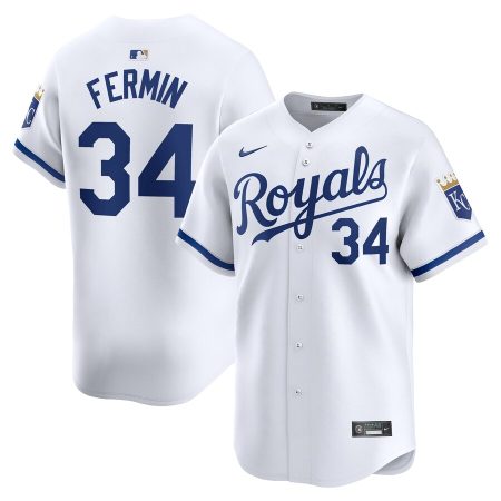 Freddy Fermin Kansas City Royals Nike Home Limited Player Jersey – White –