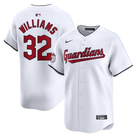 Gavin Williams Cleveland Guardians Nike Home Limited Player Jersey – White –
