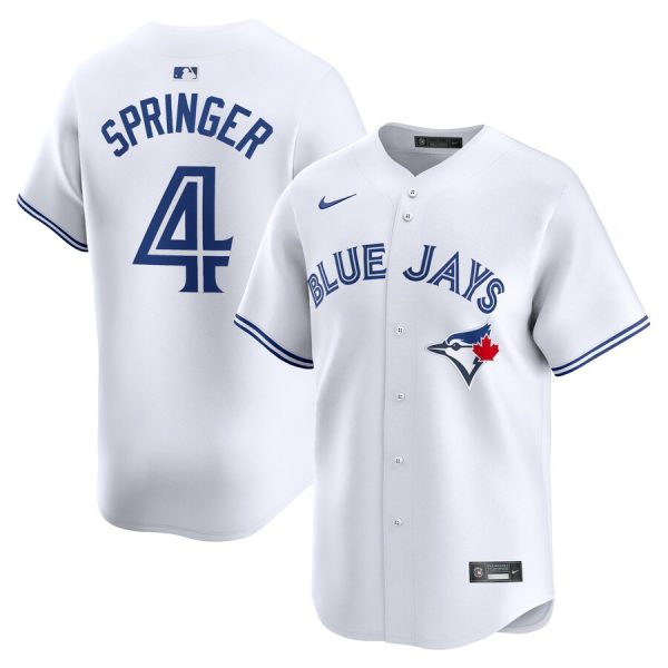 George Springer Toronto Blue Jays Nike Home Limited Player Jersey – White –