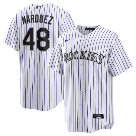 Germán Márquez Colorado Rockies Nike Home  Replica Player Jersey – White –