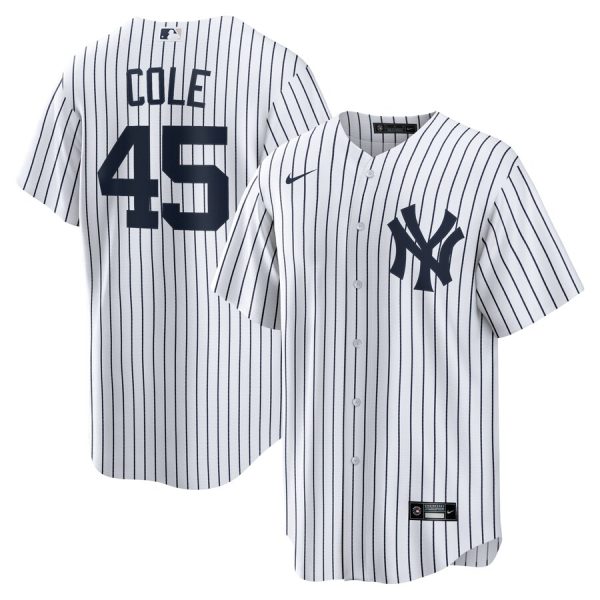 Gerrit Cole New York Yankees Nike Home Replica Player Name Jersey – White –