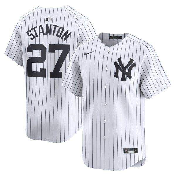 Giancarlo Stanton New York Yankees Nike Home Limited Player Jersey – White –