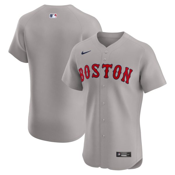 Boston Red Sox Nike Road Elite Jersey – Gray –
