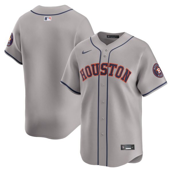 Houston Astros Nike Away Limited Jersey – Gray –
