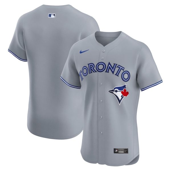 Toronto Blue Jays Nike Road Elite Jersey – Gray –