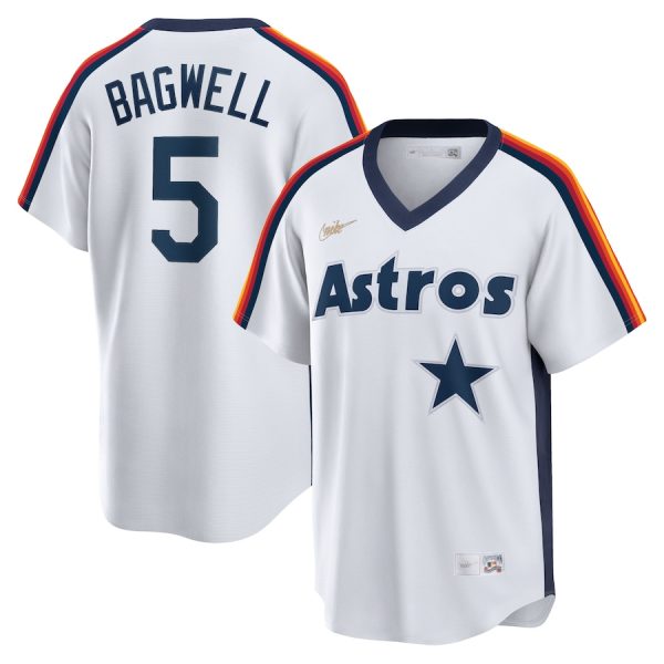 Jeff Bagwell Houston Astros Nike Home Cooperstown Collection Logo Player Jersey – White –