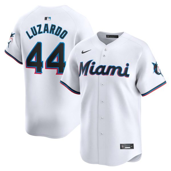 Jesus Luzardo Miami Marlins Nike Home Limited Player Jersey – White –
