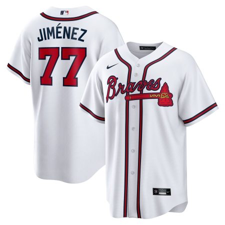 Joe Jiménez Atlanta Braves Nike Home  Replica Player Jersey – White –